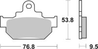 BREMBO Street Remblokken - 07SU0808 Carbon Ceramic