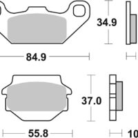 BREMBO Off-Road Remblokken - 07SU11SD Gesinterd metaal