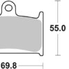 BREMBO Street Remblokken - 07SU22SA Gesinterd metaal