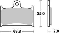 BREMBO Street Remblokken - 07SU22SA Gesinterd metaal