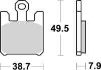 BREMBO Street Remblokken - 07SU26LA Gesinterd metaal