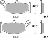 BREMBO Street Remblokken - 07SU32SP Gesinterd metaal