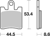 BREMBO Street Remblokken - 07YA09SA Gesinterd metaal