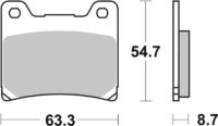 BREMBO Street Remblokken - 07YA11SP Gesinterd metaal