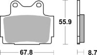 BREMBO Street Remblokken - 07YA1207 Carbon Ceramic