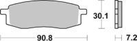 BREMBO Off-Road Remblokken - 07YA13SX Gesinterd metaal