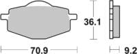 BREMBO Off-Road Remblokken - 07YA14SD Gesinterd metaal