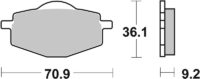 BREMBO Off-Road Remblokken - 07YA14SX Gesinterd metaal