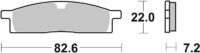 BREMBO Off-Road Remblokken - 07YA16SX Gesinterd metaal