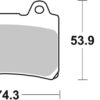 BREMBO Street Remblokken - 07YA1711 Carbon Ceramic
