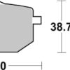 BREMBO Street Remblokken - 07YA18SA Gesinterd metaal