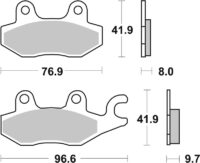 BREMBO Street Remblokken - 07YA20SP Gesinterd metaal