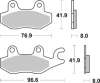 BREMBO Off-Road Remblokken - 07YA22SX Gesinterd metaal