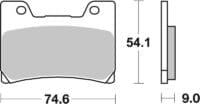 BREMBO Street Remblokken - 07YA24SA Gesinterd metaal