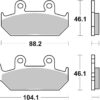 BREMBO Street Remblokken - 07YA2508 Carbon Ceramic