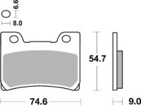 BREMBO Street Remblokken - 07YA26SA Gesinterd metaal