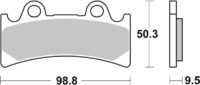 BREMBO Street Remblokken - 07YA32SA Gesinterd metaal