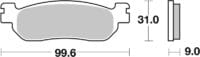 BREMBO Street Remblokken - 07YA3707 Carbon Ceramic