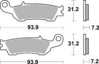 BREMBO Off-Road Remblokken - 07YA47SX Gesinterd metaal