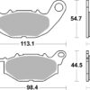 BREMBO Street Remblokken - 07YA52SA Gesinterd metaal