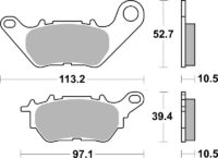 BREMBO Street Remblokken - 07YA53CC Carbon Ceramic