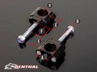 STUURKLEMMEN RENTHAL VOOR CR125, CRF250/450, KX125/250 EN KXF/RMZ250