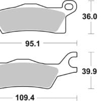 800Wx800H-1048877-1 BREMBO Off-Road Remblokken - 07GR27SX Gesinterd metaal