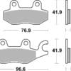 BREMBO Street Remblokken - 07KA31SA Gesinterd metaal