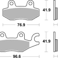 BREMBO Street Remblokken - 07KA31SA Gesinterd metaal