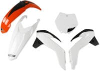 UFO Plastic kit OEM kleur oranje/wit/zwart KTM SX85