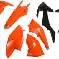 800Wx800H-1055778-1 UFO Plastic kit OEM kleur oranje/zwart/wit KTM