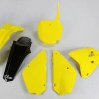 800Wx800H-1055784-1 UFO Restyled plastic kit OEM kleur geel/zwart Suzuki RM85