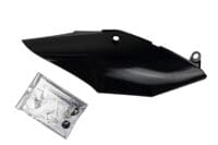 UFO Zijnummerplaten for Single Pipe zwart Honda