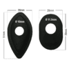 SPACER KNIPPERLICHT  SET VAN 4 STUKS ZWART