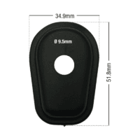 SPACER KNIPPERLICHT  SET VAN 4 STUKS ZWART