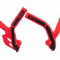 RACETECH Bi-material Frame Guard Red/Black