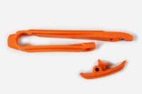 800Wx800H-1066254-1 UFO Kettinggeleider + onderste kettinggeleider oranje KTM