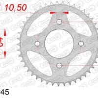 800Wx800H-1074340001-1 AFAM Staal standaard achtertandwiel 10230 - 428