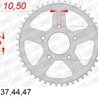 800Wx800H-1074344001-1 AFAM Staal standaard achtertandwiel 10301 - 520