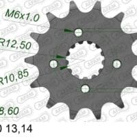 800Wx800H-1074349001-1 AFAM Staal standaard voortandwiel 100500 - 520