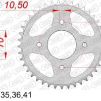 800Wx800H-1074352001-1 AFAM Staal standaard achtertandwiel 10402 - 530