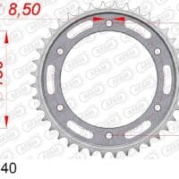 800Wx800H-1074353001-1 AFAM Staal standaard achtertandwiel 10404 - 530