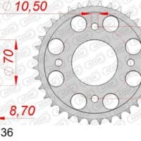 800Wx800H-1074355001-1 AFAM Staal standaard achtertandwiel 10406 - 520