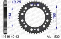 800Wx800H-1074398005-1 AFAM Aluminium ultralicht achtertandwiel 11616 - 530
