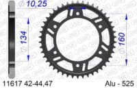 800Wx800H-1074399002-1 AFAM Aluminium ultralicht achtertandwiel 11617 - 525