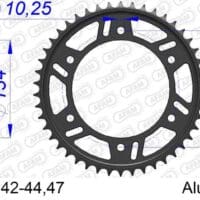 800Wx800H-1074399002-1 AFAM Aluminium ultralicht achtertandwiel 11617 - 525