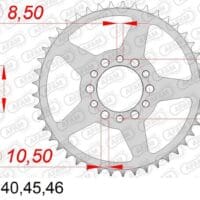 800Wx800H-1074425002-1 AFAM Staal standaard achtertandwiel 12300 - 520