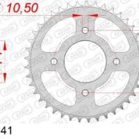 800Wx800H-1074427001-1 AFAM Staal standaard achtertandwiel 12302 - 530