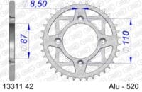 AFAM Aluminium ultralicht hard geanodiseerd achtertandwiel 13311 - 520