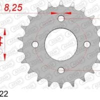 800Wx800H-1074486001-1 AFAM Staal standaard achtertandwiel 14110 - 520